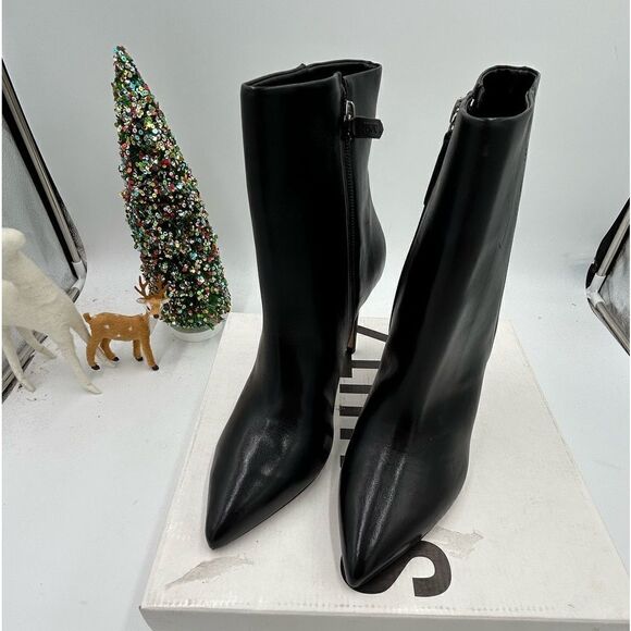 Women’s Schutz leather ankle boots size 9.5 made in Brazil - Picture 1 of 9